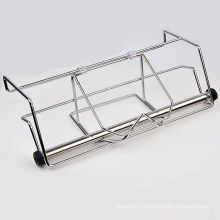 2020 new chrome plate Manufacture Metal Supermart Roll Bag Holder for flesh food, fruit and snack food